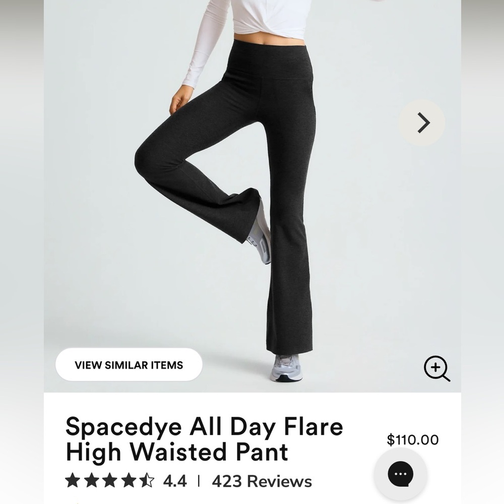Beyond Yoga High waisted Spacedye all day flare pant